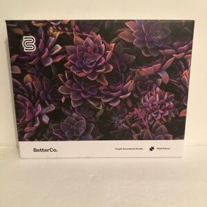 BetterCo. Purple Succulents Puzzle NEW